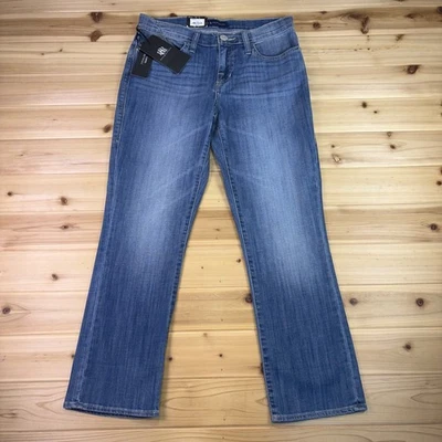 Pantalones de mezclilla Rock & Republic para mujer 8 Kendall Capri tiro bajo bordado solapa bolsillo Foto 1 de 4