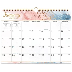2026 Kalender - 2026 Wandkalender 12 Monatskalender Jan. 2026 - Dez. 2026 1... - Bild 1 von 8