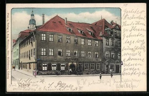 Ansichtskarte Coburg, Gasthaus Loreley 1902  - Picture 1 of 2