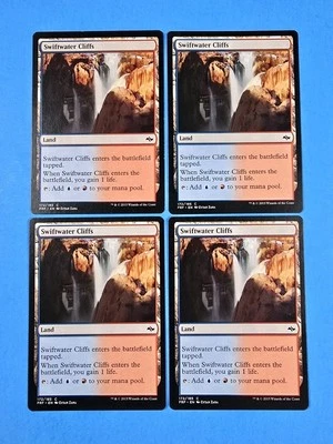 4x Swiftwater Cliffs Fate Reforged 2015 Mtg Magic Gathering Card Dual Land 172 - Image 1 of 2