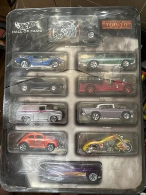 2003 Hot Wheels Hall of Fame Top 10 Car Tin Set Dairy Delivery - Image 1 of 2