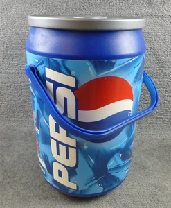 Vintage Pepsi Can Cooler with Handle Sports Camping Plastic Blue White 21"x12" - Picture 1 of 7