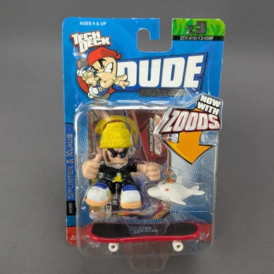 Tech Deck Dude Evolution Zoods #81 Splinter & Klaus 2006 New Sealed - Image 1 of 4