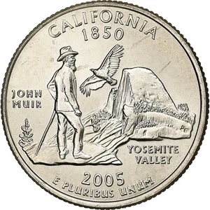 [#394263] United States, Quarter, Quarter Dollar, 2005, Denver, California 1850 - Picture 1 of 2