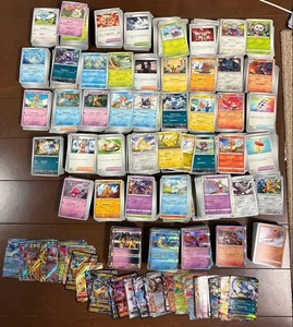Pokemon Karten Bulk Sale 4700+ Stück, inkl. Rare und RR Karten, gebraucht - Bild 1 von 11