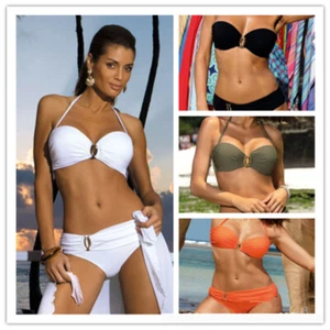 Sexy Bikini Suit For Women Swimsuit Swimsuit Two-Piece Set For Women Gathers - Picture 1 of 14