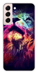 Coque en silicone imprimée compatible Samsung Galaxy S22 Plus Lion swag - Photo 1 sur 3