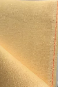 Lemon Yellow 32 Count Zweigart Belfast linen even weave fabric size options - Picture 1 of 1