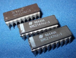 NMC2148HJ-3 NSC RAM D2148 18-PIN CERDIP VINTAGE RARE LAST ONES QTY-1 - Picture 1 of 1