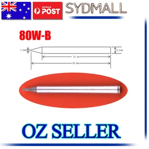 SOLDERING IRON Tip for 80W B Lead Free conical Leadlight Windows solder AU - Bild 1 von 3