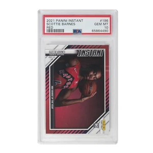 2021-22 Panini Instant Scottie Barnes RC Rookie ROY /99 Low Pop PSA 10 Raptors - Picture 1 of 3