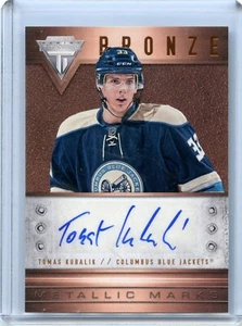 2012-13 Panini Titanium Metallic Marks #55 Tomas Kubalik B - Picture 1 of 2