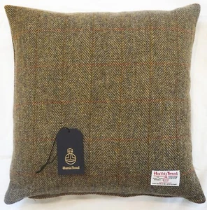 Authentic Harris Tweed Fabric Cushion Cover 100% wool -16 & 18 inch ref.ccnov24 - Picture 1 of 1