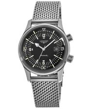 Nuevo reloj para hombre Longines Legend Diver automático 42 mm esfera negra L3.774.4.50.6