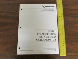 Cermatek 300 Baud Modem Minimodem Application Note 1980 - Picture 1 of 1