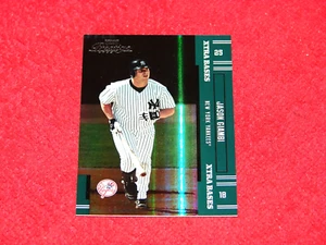 Jason Giambi Yankees 2005 Playoff Prestige bases extra verde #86 32/50 (B1) - Imagen 1 de 1