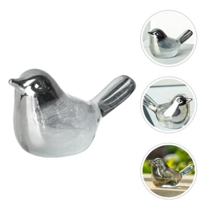 Kristall Vogelschmuck Kristall kleiner Vogel Statue Kristall Kristall Basteln Ornament - Bild 1 von 12