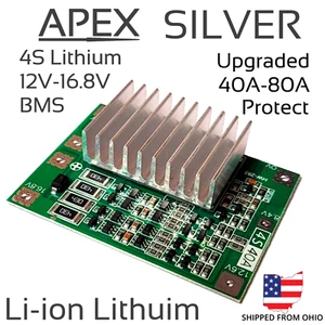 4S 40A Upgraded BMS 12v - 16v Heatsink Lithium Battery Balance - Picture 1 of 7