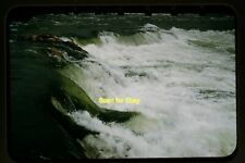 Rhine River Falls in Switzerland in 1950's, Kodachrome Slide aa 15-27a