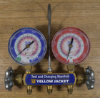 Yellow Jacket Mechanical Manifold Gauge Set Test & Charging