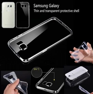 Coque Samsung Galaxy S6 edge ultra fine transparente transparente souple TPU - Photo 1 sur 5