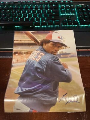 Tim Raines signed 8x10 photo autographed auto - Image 1 of 2