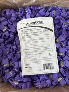 100 pack King Innovation AlumiConn 2 Port Wire Connector – Purple - Picture 1 of 6