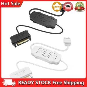 ARGB Controller 5V 3PIN to SATA Interface Extension Cable for PC Case Fan - Afbeelding 1 van 18