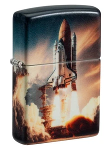 ZIPPO 540 DESIGN Lighter OFF TO SPACE DESIGN 81681  Made U.S.A. MINT New in Box - Picture 1 of 2