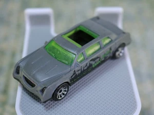 Matchbox Limousine Die-Cast Car - Gray with "Ghost Rides" Decals - 2001 Thailand - Picture 1 of 11