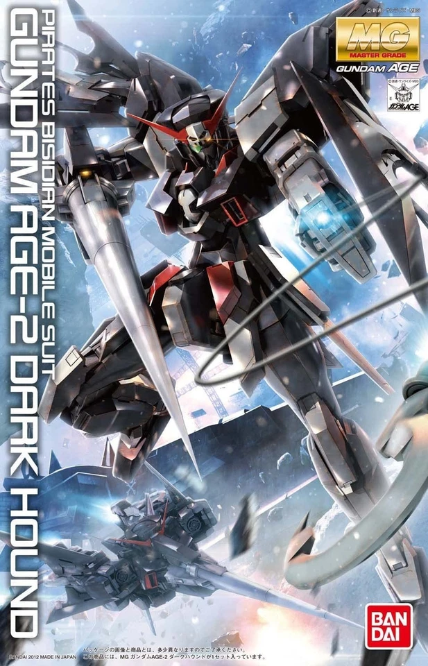 Bandai Hobby Gundam Age-2 Dark Hound MG 1/100 Model Kit USA Seller - Image 1 of 4