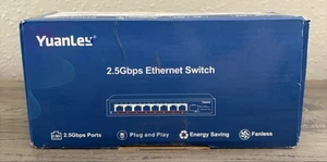 Conmutador Ethernet YUANLEY 7 puertos 2,5 Gbps - Imagen 1 de 7