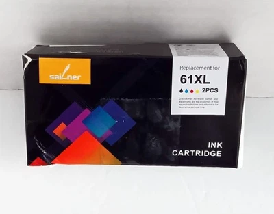 Repuesto de cartucho de tinta SAILNER 61XL para HP Ink 61 paquete combinado negro y color Foto 1 de 4