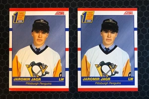 🥅 (2) - 1990-91 Score Canadian Hockey #428 - JAROMIR JAGR - RC - Penguins 🥅 - Picture 1 of 4