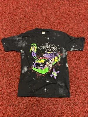 Camiseta Kyle Petty NASCAR 90’s vintage totalmente cósmica AOP NUEVA SIN ETIQUETAS etiqueta Cal Cru Foto 1 de 4