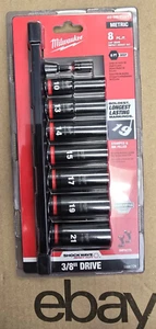 Milwaukee 49-66-7021 Shockwave Impact Metric Deep Socket Set SAME DAY SHIPPING! - Bild 1 von 2
