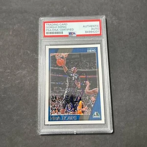2016-17 Panini Hoops #245 Gorgui Dieng Signed Card AUTO PSA Slabbed Minnesota Ti - Picture 1 of 2