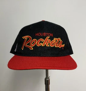 Sombrero SnapBack Vintage NBA Houston Rockets Especialidades Deportivas Lana Negro Guión - Imagen 1 de 4