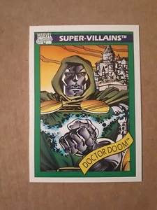 1990 Marvel Universe Super Heroes Series 1 Impel #60 DOCTOR DOOM card - Picture 1 of 10