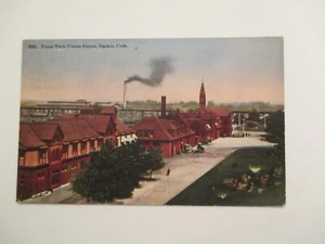 Ogden Utah Postcard Front View Union Depot UT - Picture 1 of 2