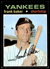 1971 Topps Frank Baker #213 RC New York Yankees VG-EX