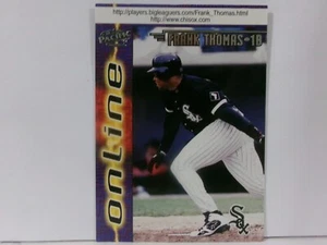 1998 Pacific Online Frank Thomas (Batting Facing Left) #182 HOF - Bild 1 von 2