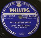 LOUIS ARMSTRONG AND HIS ALL-STARS-THE MEMPHIS BLUES-UK 1956 10" SHELLAC 78 (EX+)