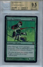 MTG Elvish Champion BGS 9.5 Gem Mint 9th Edition Foil Magic Card Amricons 4535