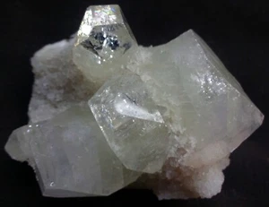 STUNNING APOPHLYLITE CUBES ON CORAL CHALCEDONY MATRIX MINERALS SPECIMENS - Picture 1 of 3