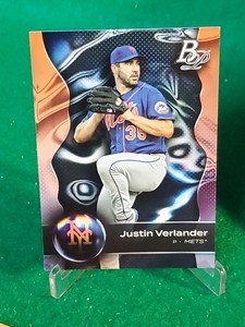 2023 Bowman Platinum Justin Verlander # 21 New York Mets
