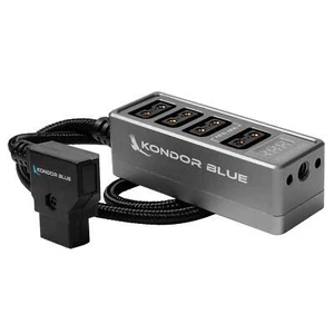 KONDOR BLUE 12V Regolato D-Tap P-Tap Mozzo Metallo Porta 4 Vie Sdoppiatore Rubinetto Alimentazione - Foto 1 di 1