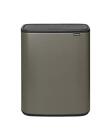 Brabantia 223068 Mlleimer, Platinum, 60 Liter