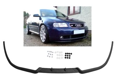 Für Audi A3 S3 8L Cup Front Spoiler Lippe Frontlippe Frontansatz + Anbaumaterial - Bild 1 von 4