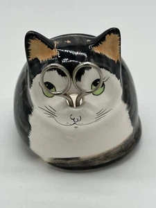 Vintage sitzende Katze Tischplatte Katze Schnur Garn Halter Spender Babbacombe? - Bild 1 von 14